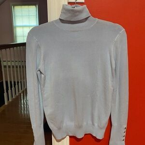 Light Blue Turtle Neck
